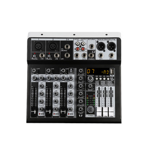 KFKD KP8 มืออาชีพMixer 8 ช่องบลูทูธMixer Reverberation Effectบ้านคาราโอเกะUSB Live Interface Mixer - Product Image 6