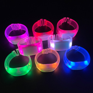 LED Remote Control Fluorescent Bracelet Shape <strong>Concert</strong> Central Control <strong>Cheer</strong> Fans' Prop for Christmas Celebrations Factory Outlet - Product Image 1