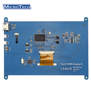 <strong>Raspberry</strong> <strong>PI</strong> <strong>3</strong> <strong>Raspberry</strong> <strong>PI</strong> 4 Aluminium Alloy Track Installation Design OEM Shell Piece 7 inch Touch Screen <strong>Raspberry</strong> <strong>PI</strong>