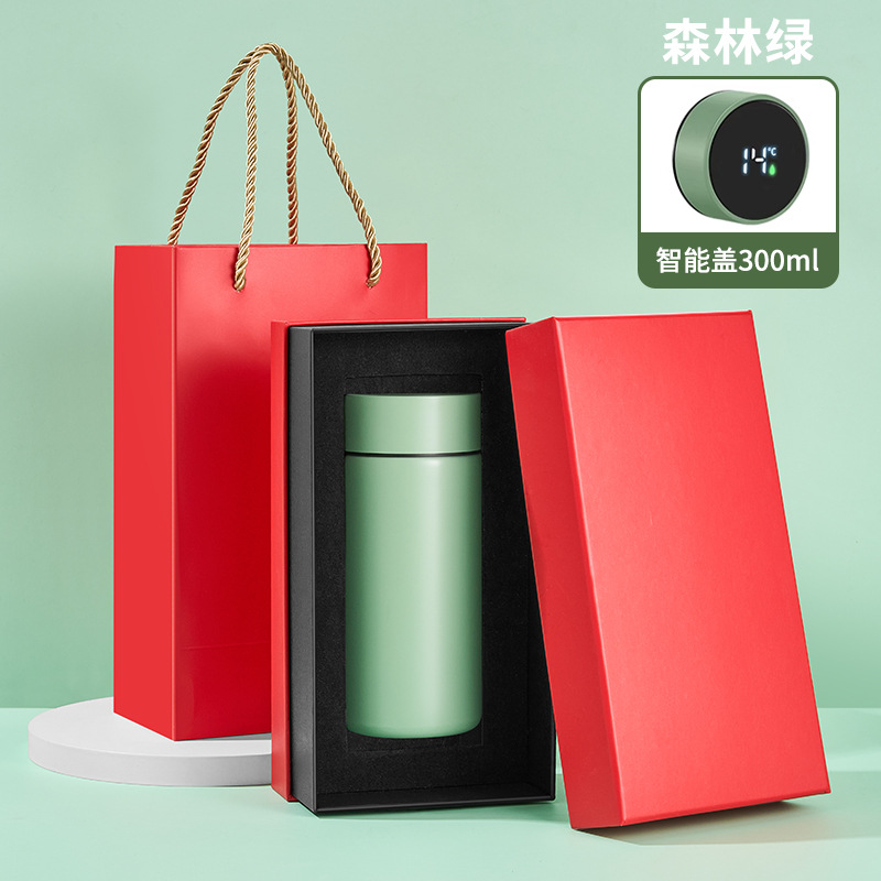 Bean paste green 300ml-304 intelligent temp measurement-gift box