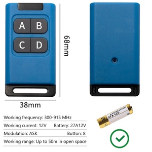 Multifrecuencia 310-915MHz Duplicador de control remoto inalámbrico de 8 canales Soporte de código de aprendizaje fijo rodante 433MHz 330MHz 868MHz
