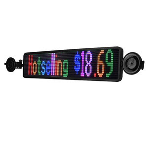 Segno dello schermo a Led pubblicitario Rgb scolling Message Display App programmabile Soft flessibile pannello Led Display del lunotto posteriore per auto - Product Image 1