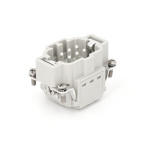 16A 500V HE-006ตัวเชื่อมต่อสี่เหลี่ยมขนาดใหญ่,ตัวเชื่อมต่อแบบ6ขาเทอร์มินัลล็อคแบบรวดเร็วตัวเสียบตัวผู้กันน้ำไฟฟ้า - Product Image 1