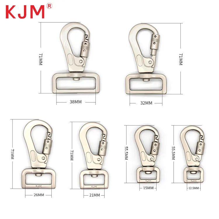 Kjm Kẽm Hợp Kim Kim Loại Nặng Mùa Xuân Con Chó Cổ Áo Con Chó Dây Đeo Da Biểu Tượng Tùy Chỉnh Quay Clasp