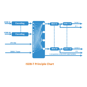 CATV Headend System 24 Channel HD H.264 to RF IP <strong>Encoder</strong> <strong>Modulator</strong> with GE Port - Product Image 6