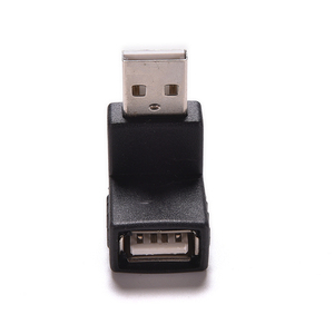 90度左/右/上/下L弯曲USB 2.0 A公到母延伸连接器角度USB适配器，用于电脑笔记本 - Product Image 3