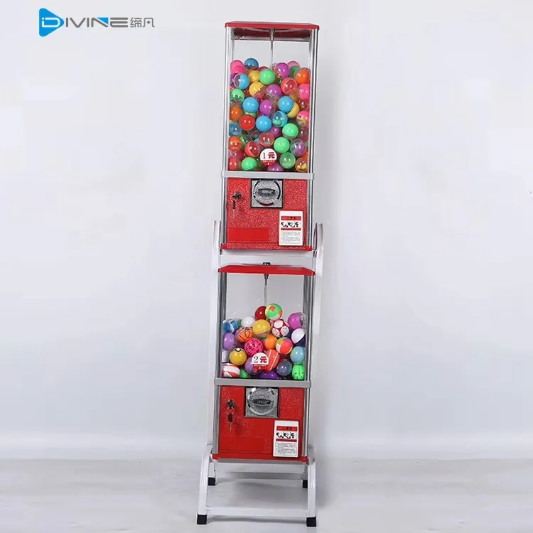 โรงงานผลิตเหรียญแคปซูลของเล่น Gumball Vending Machine