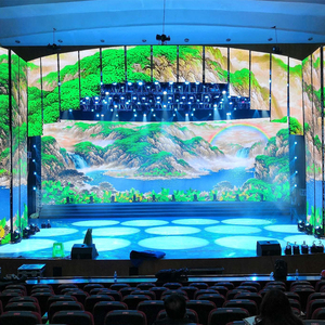 Panel de pantalla de vídeo grande para interiores, pantalla led de escenario p2.5, instalación de fijación de pared de vídeo Led, pantalla de panel LED de montaje en pared - Product Image 6