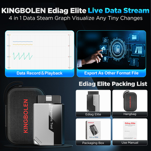 新しいEdiag Elite自動診断ツールすべての車のフルシステム診断15リセット生涯無料OBD2スキャナー読み取りクリアコードエラー - Product Image 6