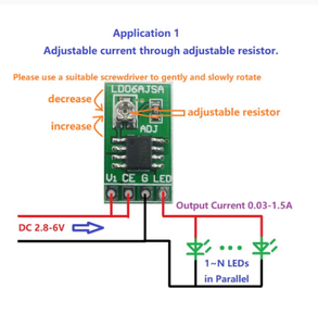 DC3.3/3.7/5V LED <strong>driver</strong> 30-1500MA constant current adjustable module <strong>PWM</strong> control <strong>board</strong> <strong>driver</strong> <strong>board</strong> - Product Image 4