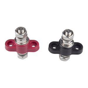 Yüksek kaliteli M8 çift kafa bara akü kutup başları araba modifiye motorum yat otobüs & sıra-güç dağıtım ekipmanları - Product Image 5