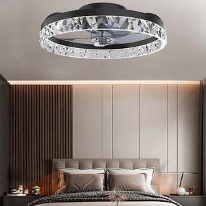 Modern Remote Control <strong>Crystal</strong> Ceiling <strong>Fan</strong> With <strong>Light</strong> for Home Bedroom Living Room <strong>Fans</strong> 3CCT 6-Speeds Led Ceiling <strong>Fans</strong> - Product Image 5