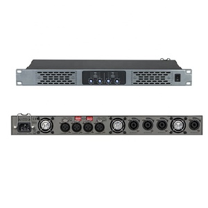 DEKEN DA-4200 Professional <strong>4</strong> Channel Audio Amplifier 8 Ohms 200w Power Amp 1U Class D Sound Digital Power Amplifier