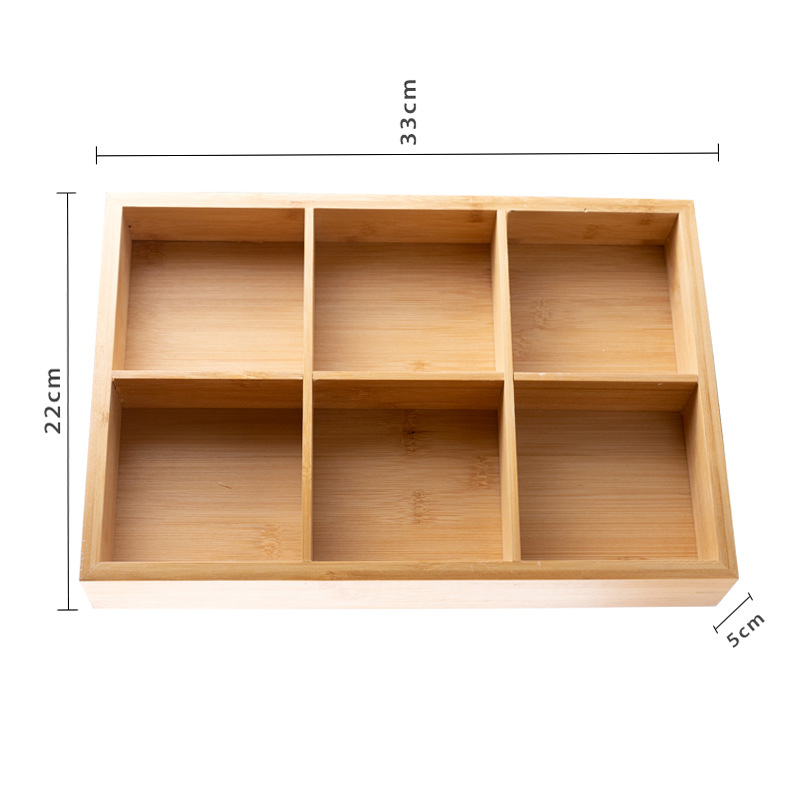 Six-compartment fruit box