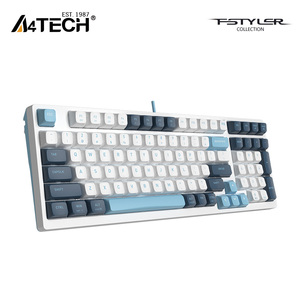 A4Tech FS300 Mechanical <strong>Keyboard</strong> FS Switch Quiet Typing Hot-Swappable White Backlit USB Interface Compatible Laptop <strong>Computers</strong> - Product Image 3