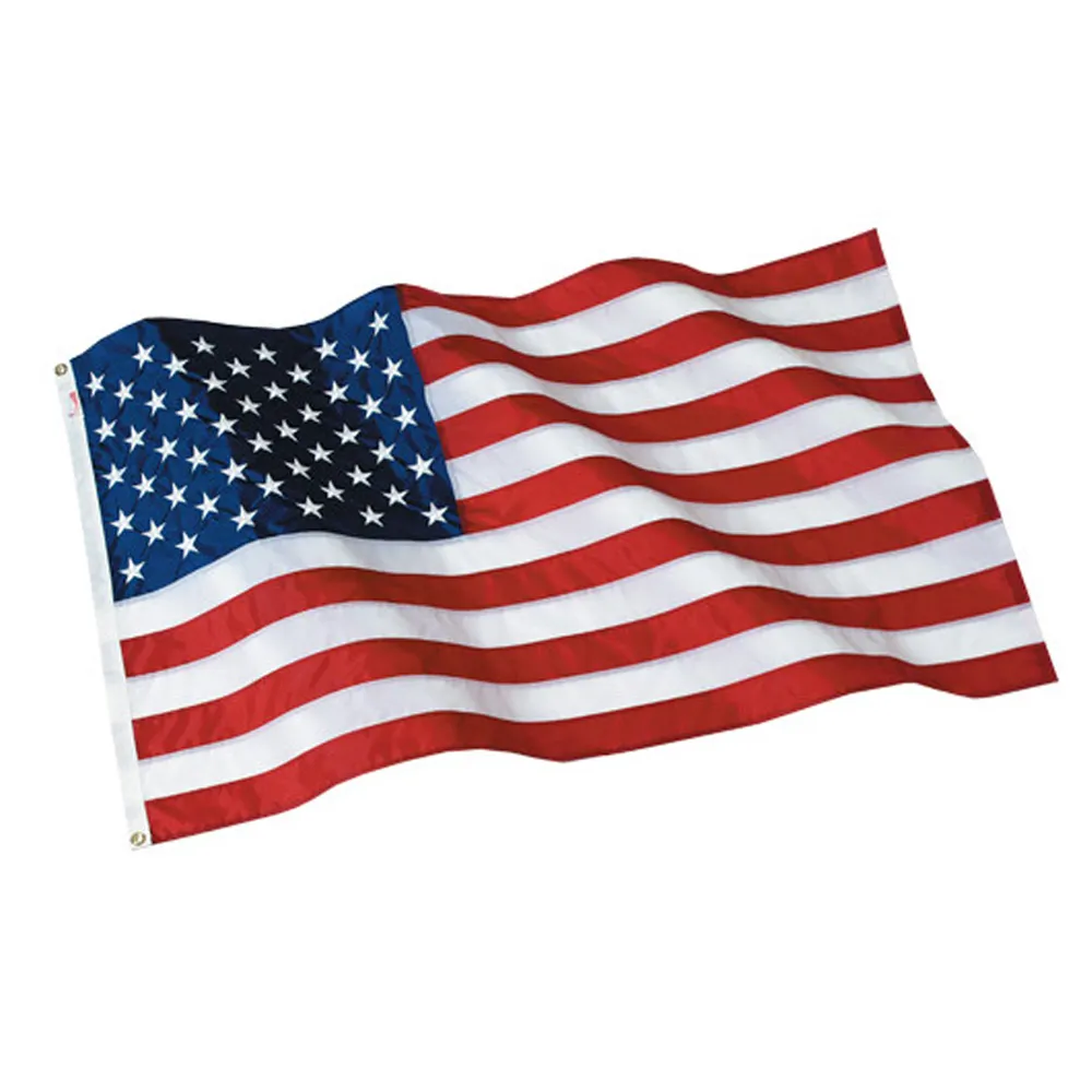 Factory custom outdoor 8x12ft american garden flag mesh fabric large us flags american football 3x5 flag suppliers