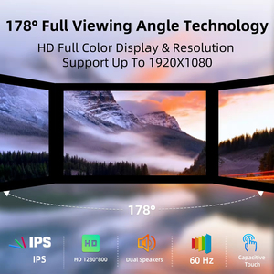 10,1 pulgadas 1280*800 IPS Pantalla LCD Pantalla táctil capacitiva con altavoces Copatitable Raspberry Pi Windows - Product Image 3