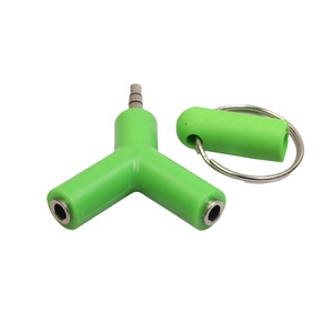用于手机的2合1 y型便携式3.5毫米Aux音频分离器3.5插孔音乐共享适配器全新条件DC输出 - Product Image 1