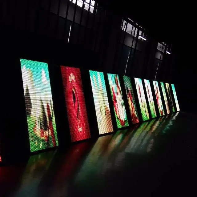 Pantalla led de poste para publicidad, lámpara de alta calidad, tamaño personalizado, precio bajo