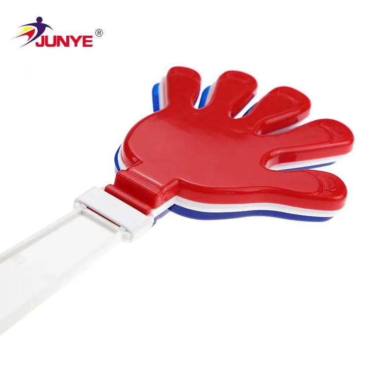 custom sport promotional nois maker plastic hand clapper for sale