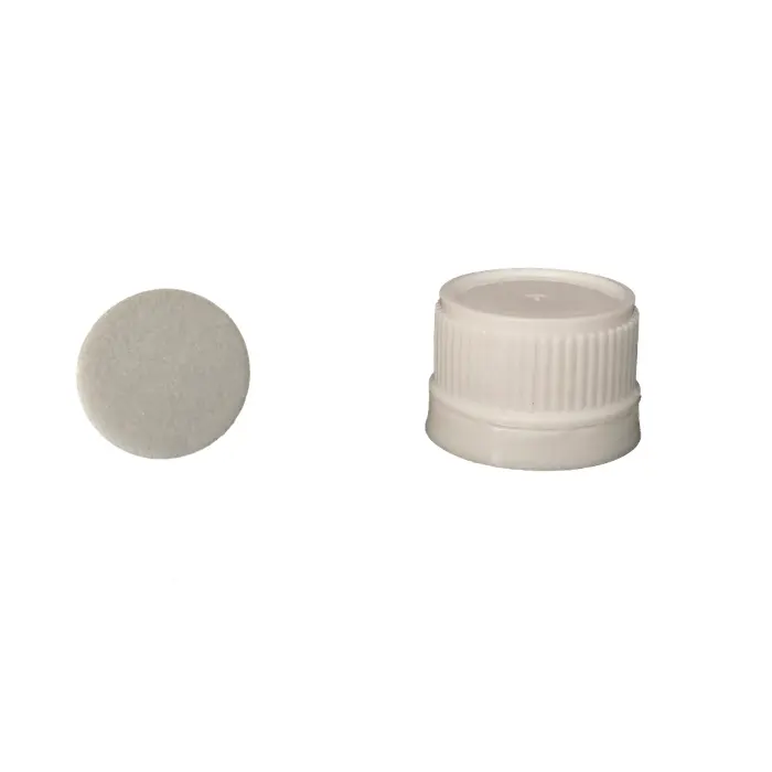 PE-Folie 24mm weiße Anti-Diebstahl-Ring-Kunststoff kappe für Kosmetik flaschen