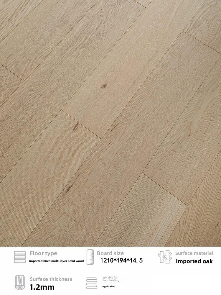 #1901 Oak imported full birch (1210 * 194 * 14.5)