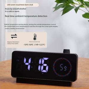 Wholesale the New <strong>Countdown</strong> Table Clock Has a Dual Display of the Visual Manager Alarm Clock Customized - Product Image 2