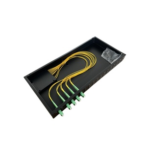 แผงไฟเบอร์ออปติกแบบ2-8ชนิดพร้อม SC lc/apc สำหรับโครงสร้างพื้นฐานเครือข่าย WIFI