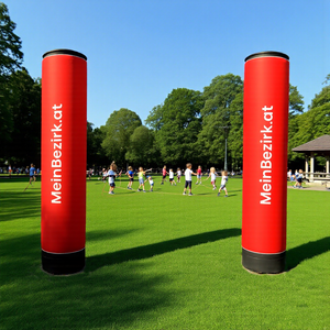 Feamont bơm hơi di động cột Roman kín cơ sở tổ chức sự kiện bên cột trang trí tùy chọn Inflator quảng cáo inflatables - Product Image 1