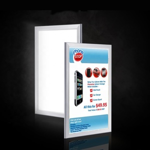 Ade bán buôn 500x700 mét B2 <span class=keywords><strong>LED</strong></span> <span class=keywords><strong>Snap</strong></span> Khung hộp đèn hình chữ nhật trong nhà đơn Side khung nhôm quảng cáo Wall Mount hình chữ nhật - Product Image 3