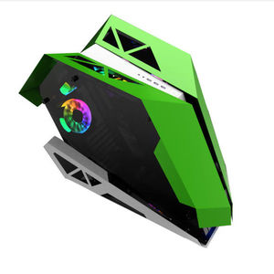 ユニークなデザインRGBデスクトップゲーマーコンピュータキャビネットフルタワーATX高性能ゲームPCケース - Product Image 5
