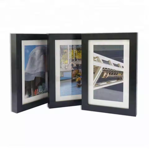 Modern 30 <strong>X</strong> <strong>40</strong> Solid Wooden Black Photo <strong>Frame</strong> with UV Printing Creative Square Picture <strong>Frame</strong> for Home Decoration Iron Metal Type