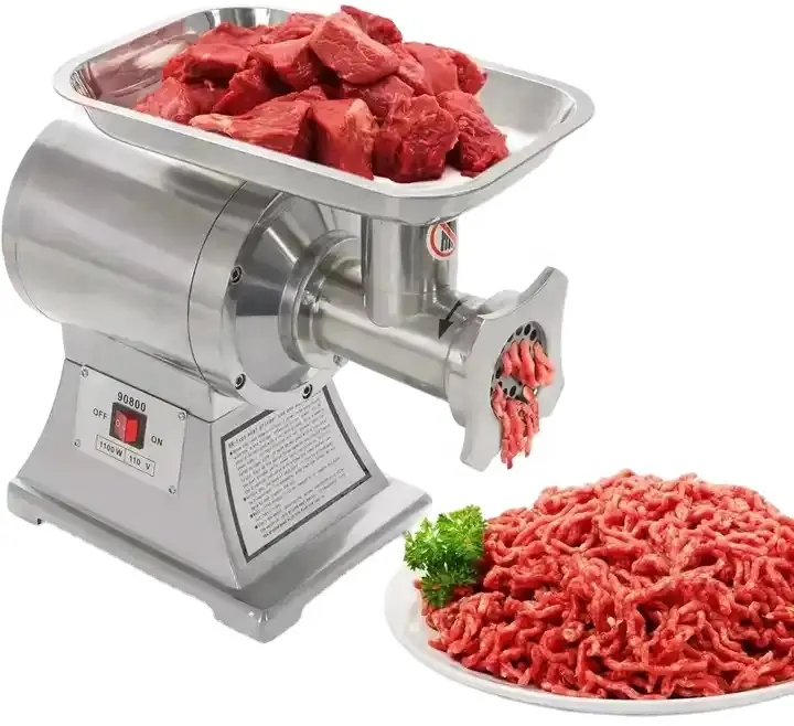 Picador de carne de alumínio fashion de boa qualidade com parafuso de alimentação S.S não é removível AL-22