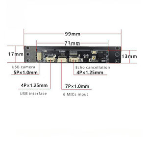 Far-field microphone arrayvoice board, ROS voice interaction <strong>module</strong> 6 microphones Camera microphones - Product Image 1