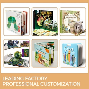 2023 libro servizio di stampa personalizzato libro di bordo per bambini dimensioni personalizzate colore immagine del bambino lettura apprendimento libro con copertina rigida per bambini - Product Image 6