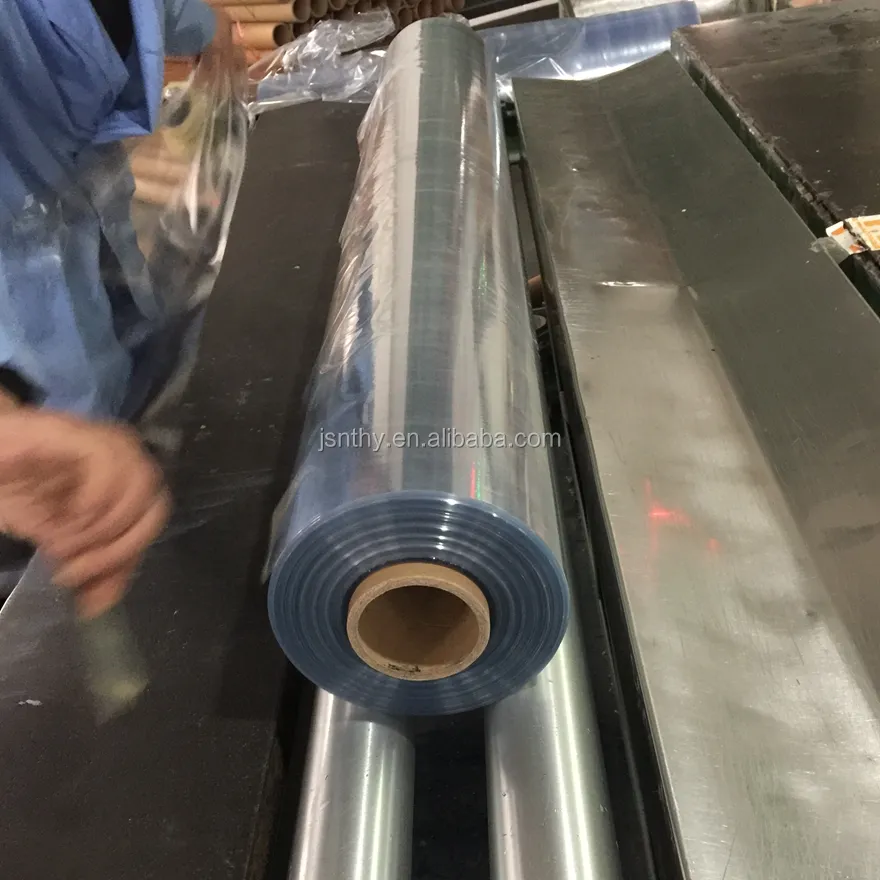 Normale Trasparente di Materiale Plastico Morbido Foglio di PVC rolls per la fabbricazione dei Sacchetti