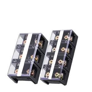 Copper <strong>Terminal</strong> <strong>Block</strong> TC SeriesTerminal <strong>Block</strong> Connector <strong>Customized</strong> 28.00mm Screw <strong>Terminal</strong> <strong>Block</strong> With Cover - Product Image 1
