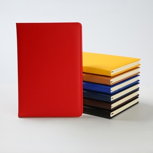 Cuaderno de oficina de negocios con superficie de cuero Pu Simple de fábrica, personalización de sentido avanzado A5, libro diario minimalista grueso - Product Image 2