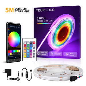 COXO COB LEDストリップキット寝室用アプリリモートTuya Wifi 5 m 5メートルRGB CCT TvバックライトスマートLEDライトストリップ - Product Image 5