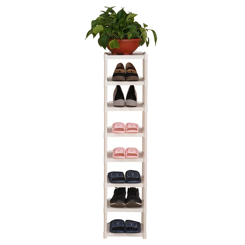 Полка для хранения Регулируемый Современный Дизайн обувной Органайзер 9 уровня штабелируемый стеллаж для обуви