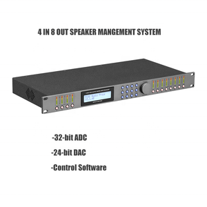 Profesional dp448 4ch enrutamiento libre personalizar software de control altavoz DSP Procesador de audio - Product Image 2