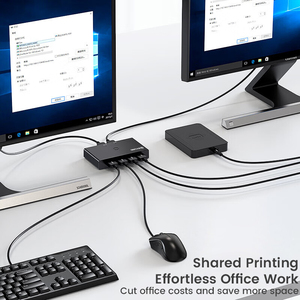 सोंग यूब <span class=keywords><strong>3</strong></span>.0 यूएसबी माउस कीबोर्ड स्विच दो कंप्यूटरों को 4 यूएसबी डिवाइस दो-इन/चार-आउट प्लग और प्ले - Product Image 2