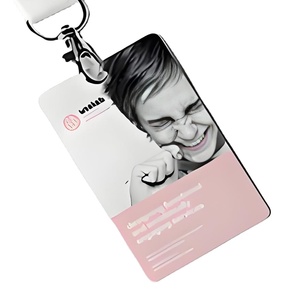批发定制PVC智能卡带RFID NFC迷你标签125kHz频率防水悬挂id卡厂家价格 - Product Image 1