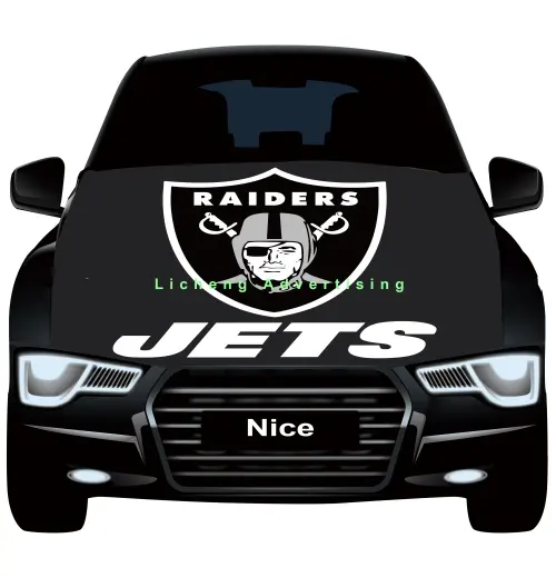Capa personalizada para carro bandeira de Las Vegas Raiders