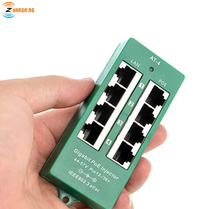 802.3at 4 cổng Gigabit đàm phán hoạt động <span class=keywords><strong>PoE</strong></span> <span class=keywords><strong>Injector</strong></span> 48V 56V Bảo vệ an toàn <span class=keywords><strong>PoE</strong></span> Patch Panel cho 48V <span class=keywords><strong>Cisco</strong></span> <span class=keywords><strong>PoE</strong></span> máy ảnh thiết bị - Product Image 3