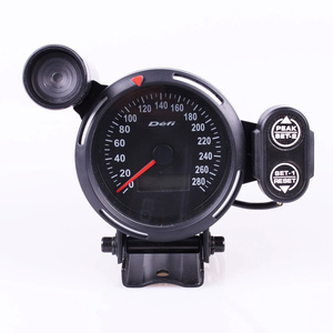 3.75inch <strong>Defi</strong> Electronic Speedometer Auto MPH/KMH Motorcycle Meter with Red Blue Light Display Car Speed per hour gauge - Product Image 2
