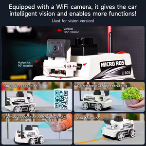 M-icroROS教育用ロボットカー使用仮想マシンコントロールSLAM地図ナビゲーションROS2-Humble Python3プログラミング電子キット - Product Image 2
