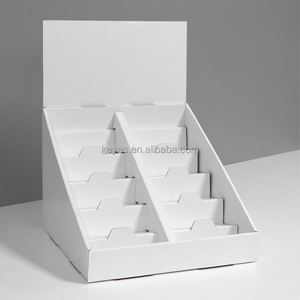 高品质的定制超市结帐纸板避孕套货架，纸板计数器展示架 - Product Image 2