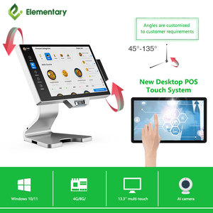 All-in-One Máy tính để bàn POS Tiền mặt đăng ký duy nhất và Màn hình Kép màn hình cảm ứng hiển thị cho thủ quỹ Máy tính để bàn phong cách POS Máy - Product Image 5