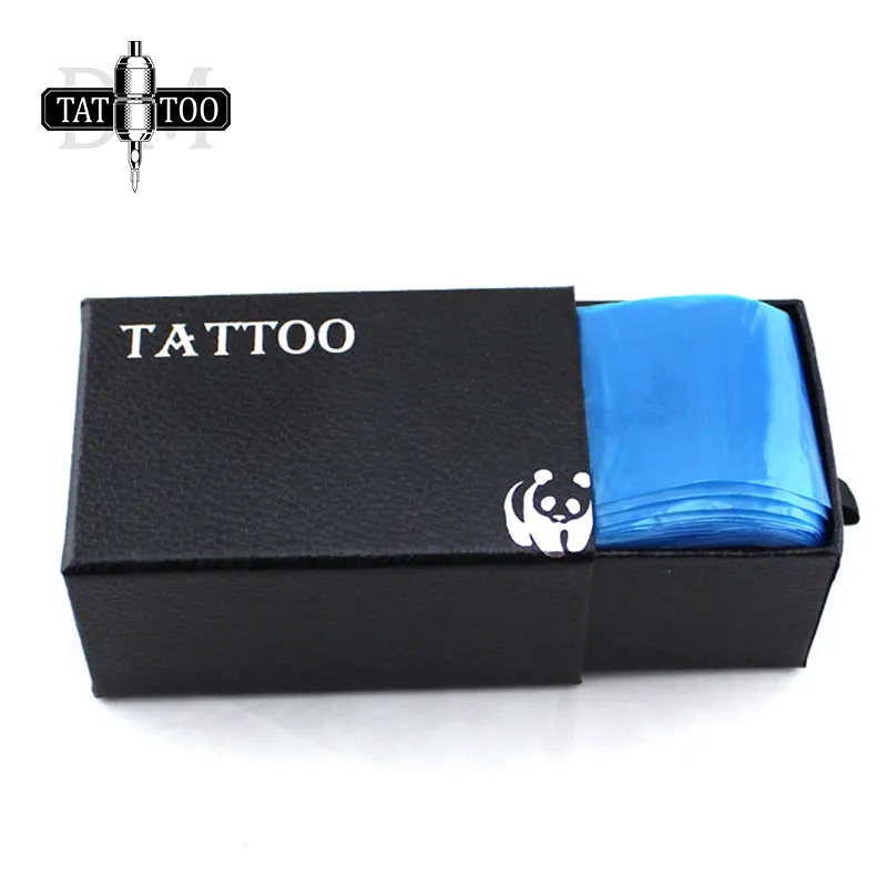 200Pcs/Box Tattoo Clip Cord Sleeves Tattoo Machine Protector Cover Plastic Supply Disposable Supply Tattoo Permanent Makeup